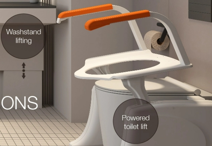 Toilettenliftsystem zur Verbesserung der Zugänglichkeit und Unabhängigkeit
